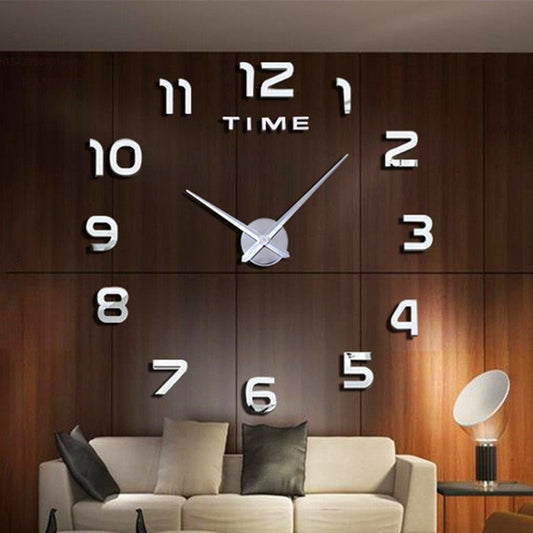 Reloj de pared grande 3D de diseño moderno