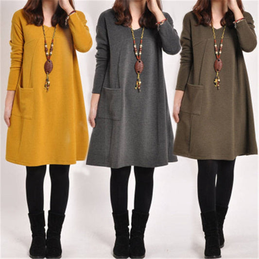 Vestido otoño Casual- Chic