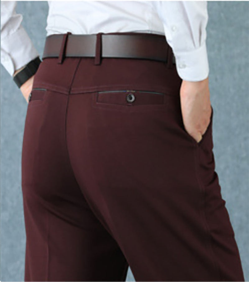 HensMen - Pantalones elásticos elegantes Hombre