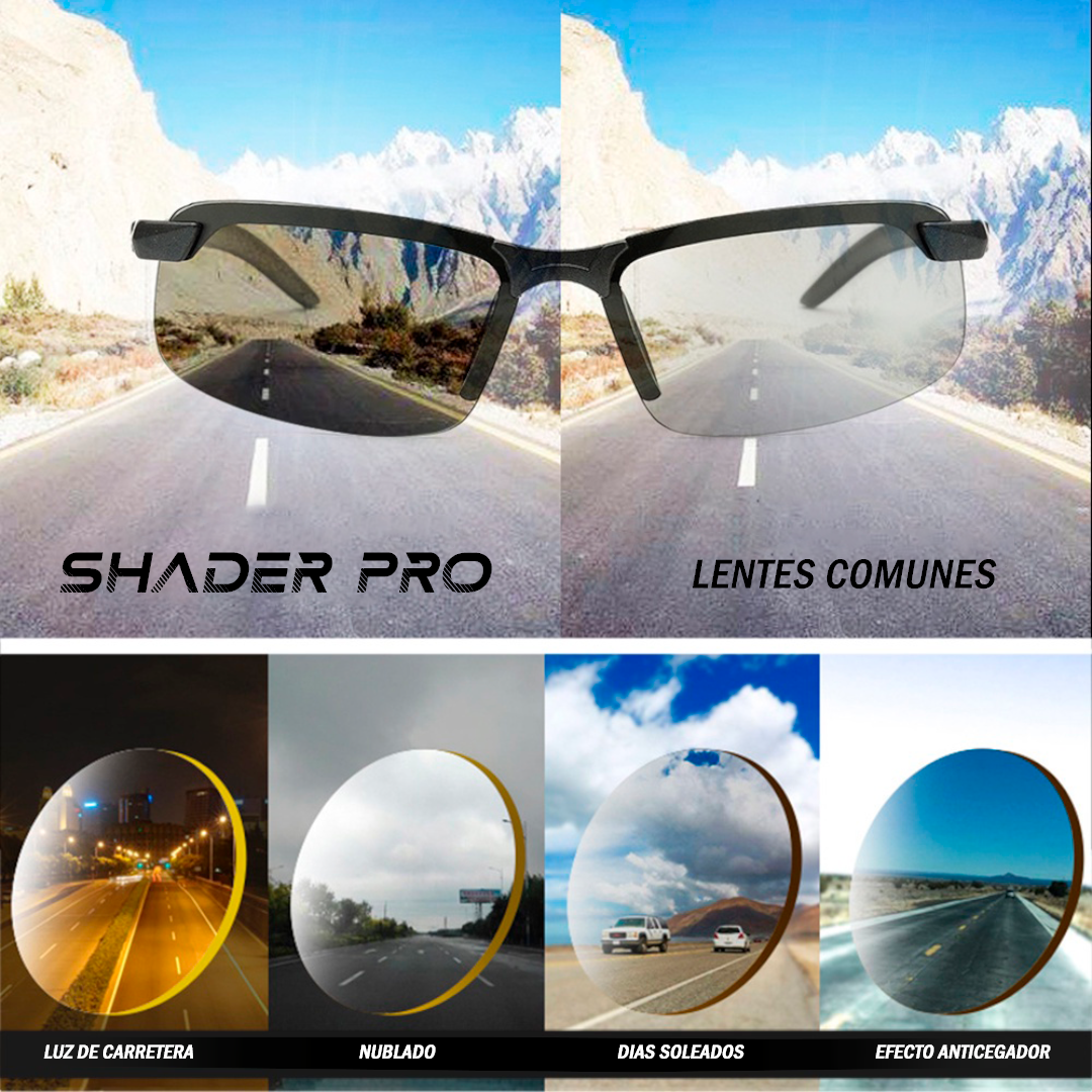 LENTES UV POLARIZADO - SHADER PRO™