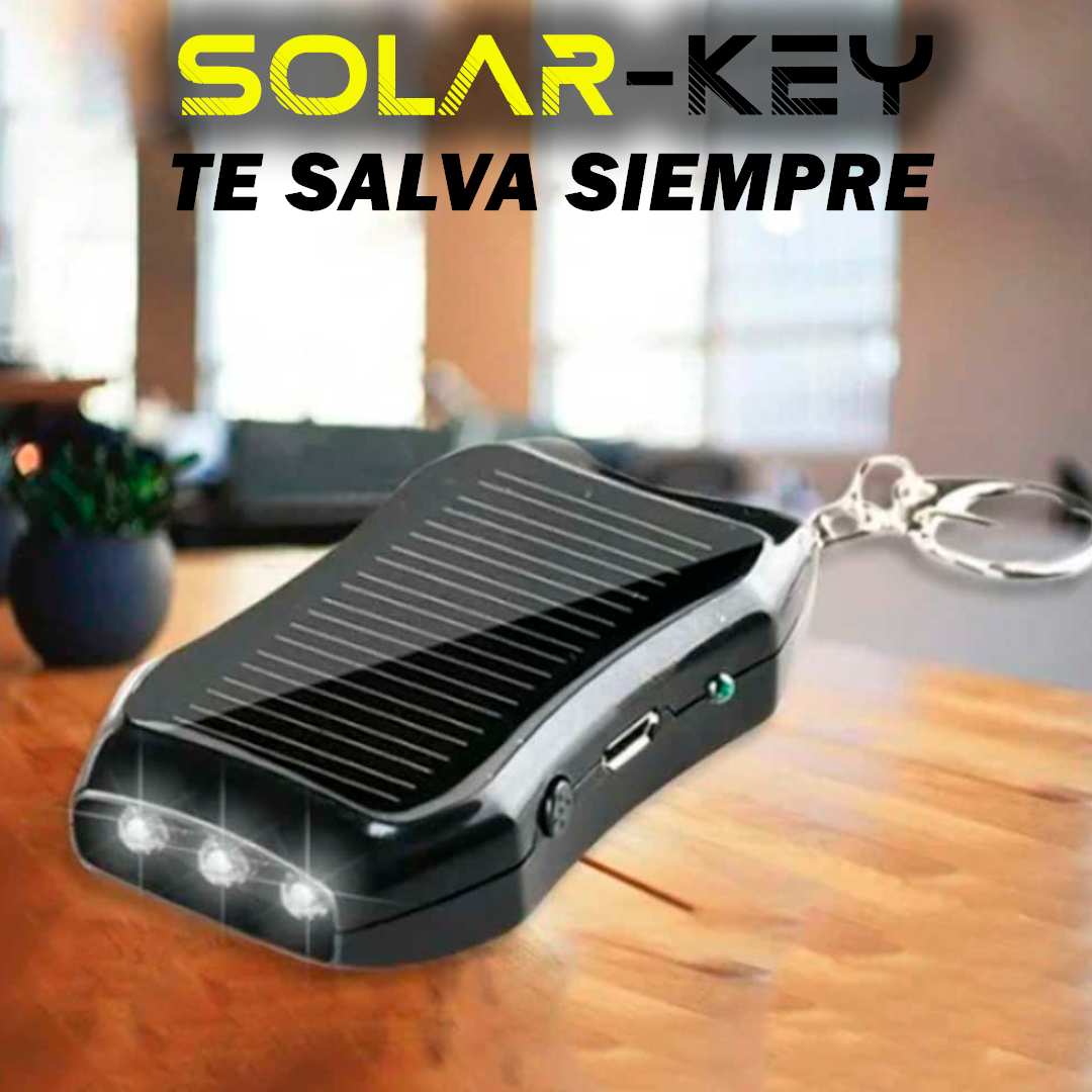 Llavero Cargador de energía solar - SOLAR KEY™