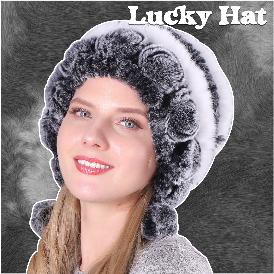 Sombrero cálidos de piel de conejo - Lucky Hat™