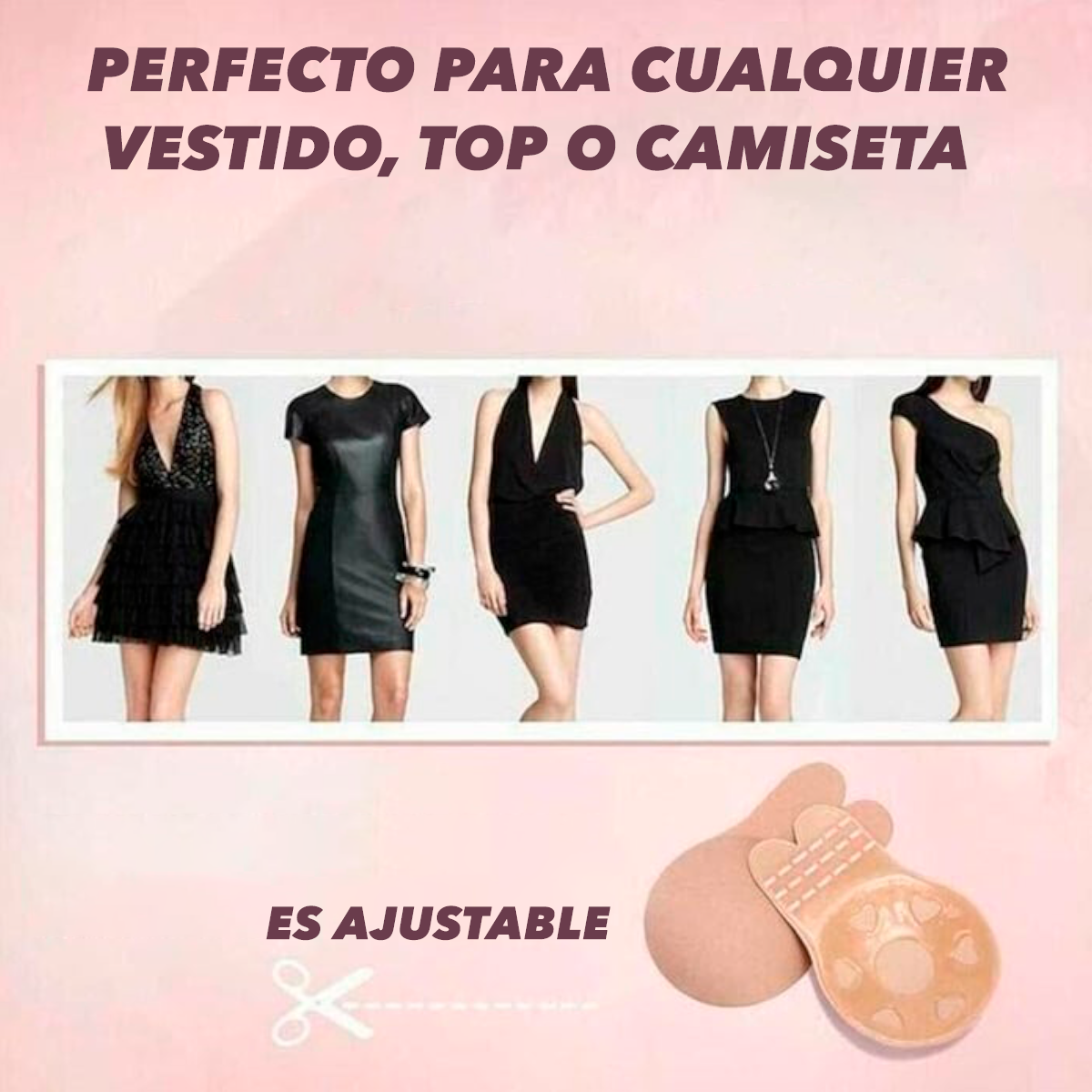 SUJETADOR PUSHUP INVISIBLE - CupidPads™