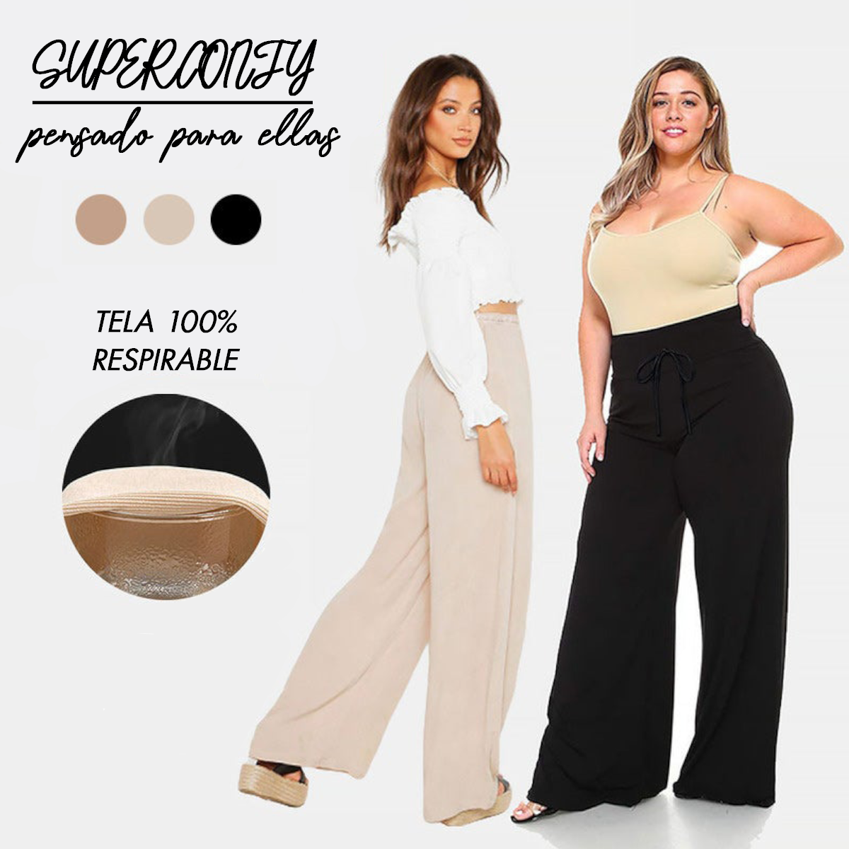 PANTALONES DE PIERNA ANCHA - SUPERCONFY™