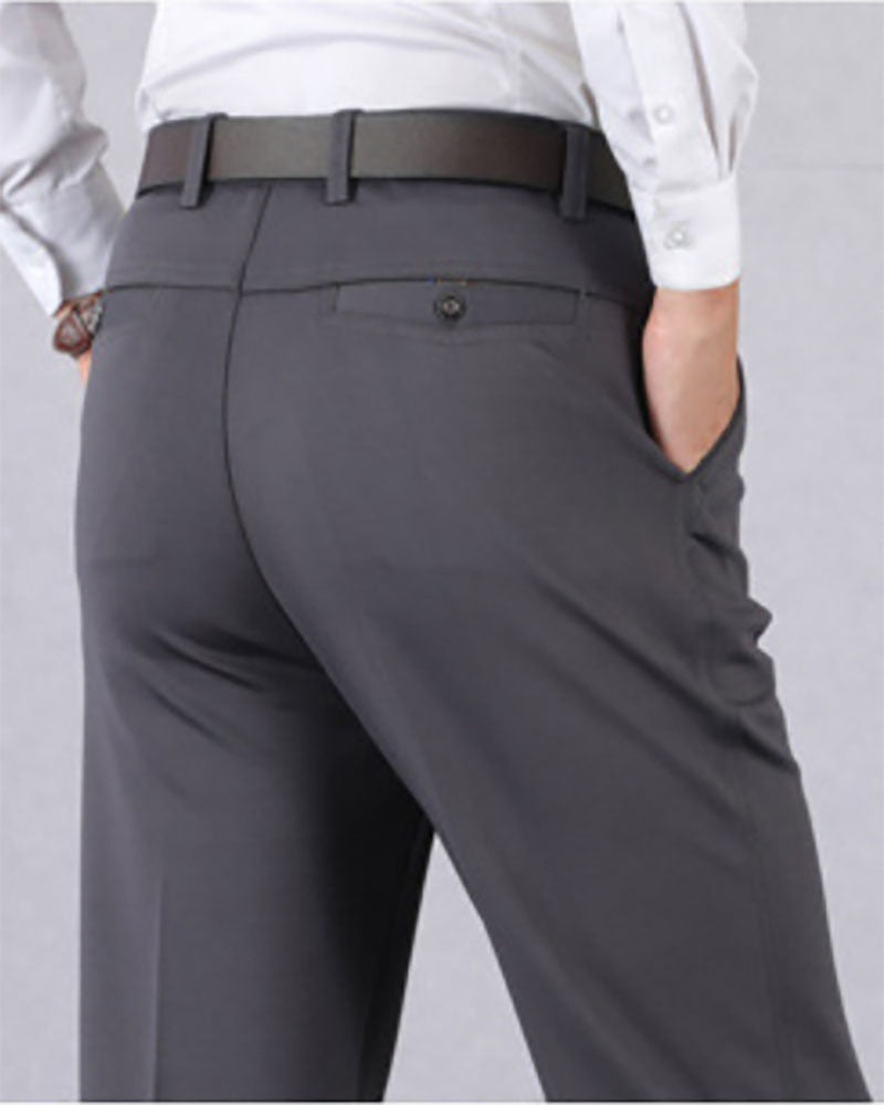 HensMen - Pantalones elásticos elegantes Hombre