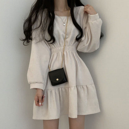 Vestido Manga Abullonada