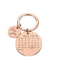 Llavero Personalizado Calendario Love U