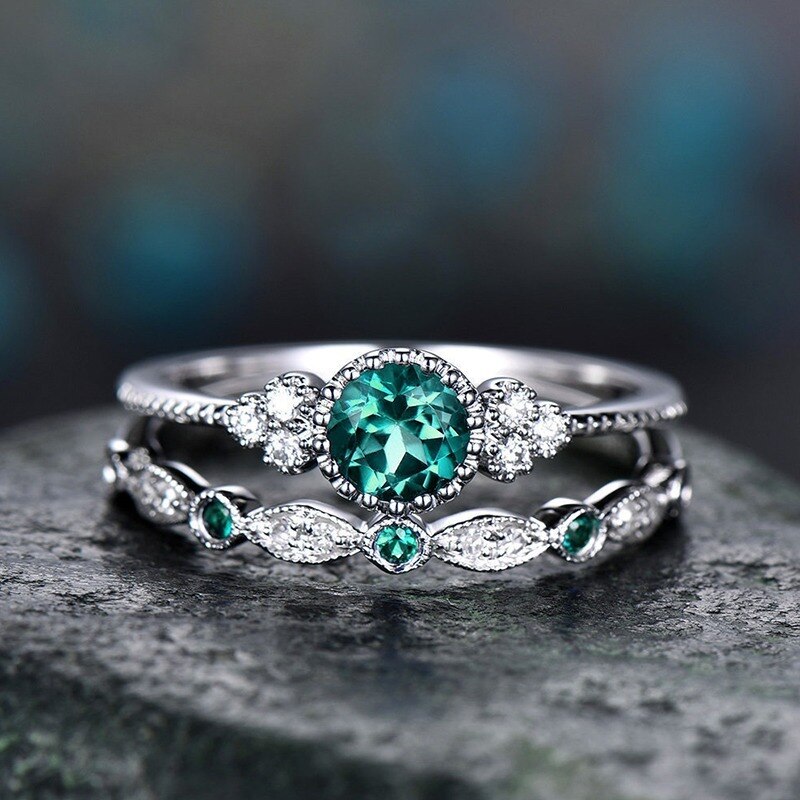 Anillo - Crystal Green