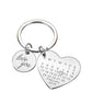 Llavero Personalizado Calendario Love U