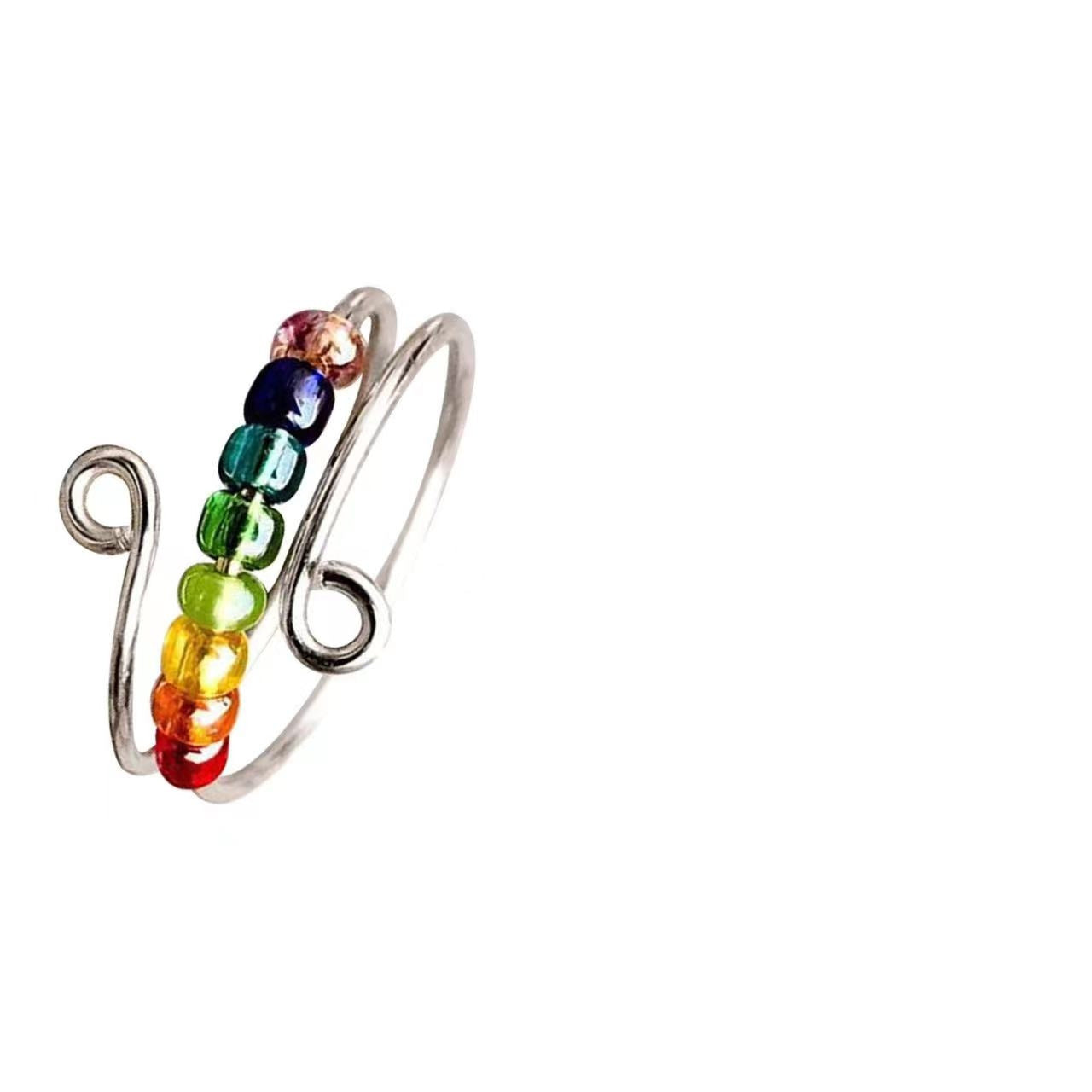 Anillo - ansiedad arcoiris