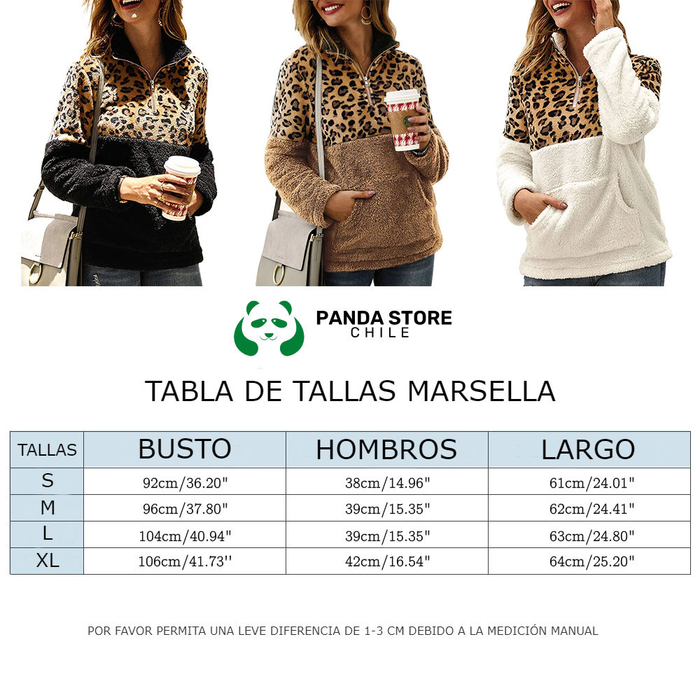 Marsella™ - Abrigo Invierno Leopardo