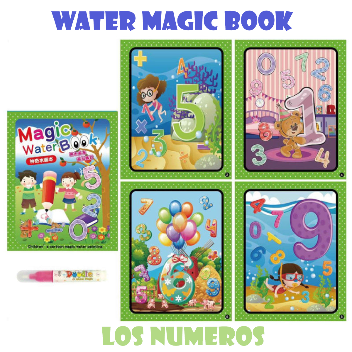 LIBRO MAGICO PARA NIÑOS - WATER MAGIC BOOK™