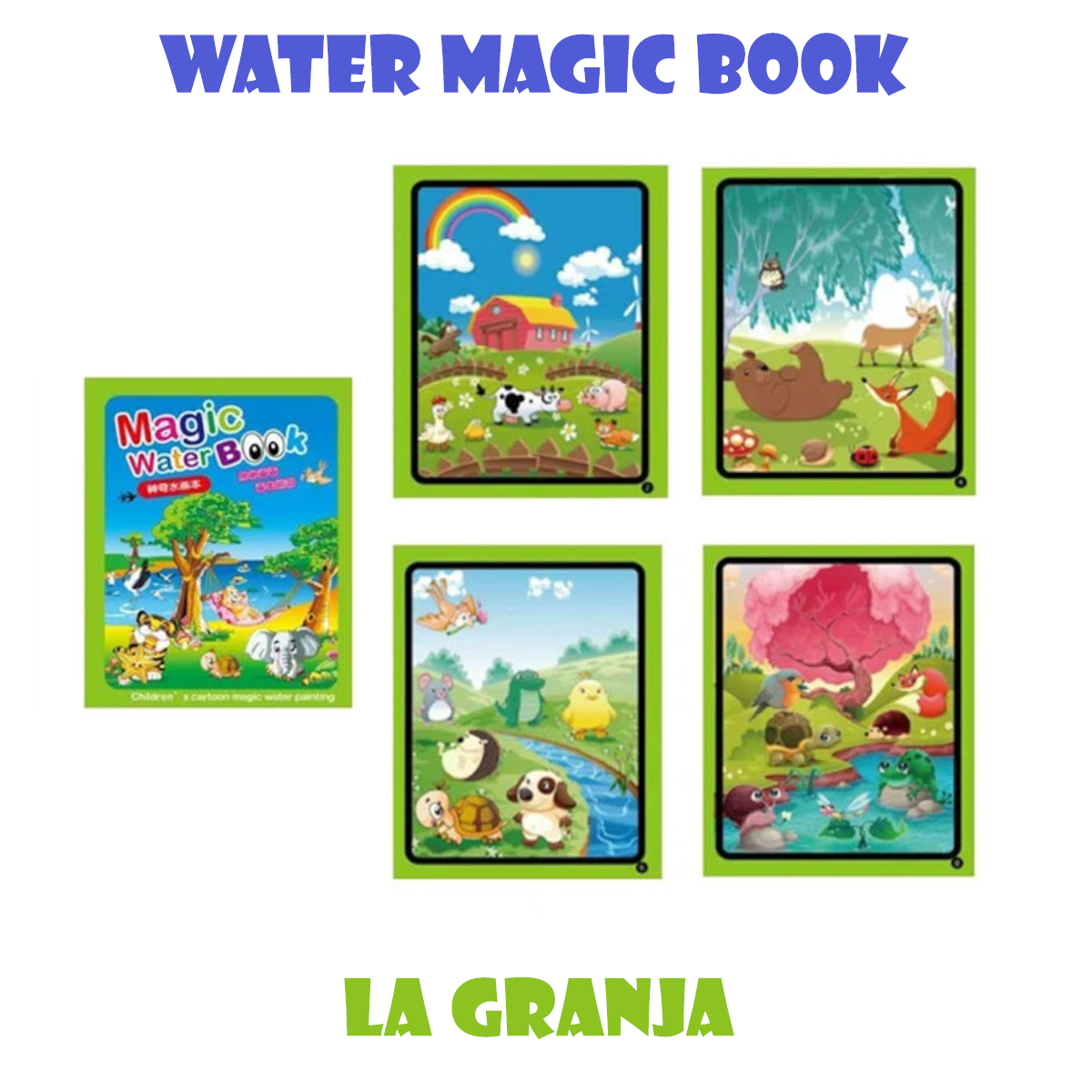 LIBRO MAGICO PARA NIÑOS - WATER MAGIC BOOK™