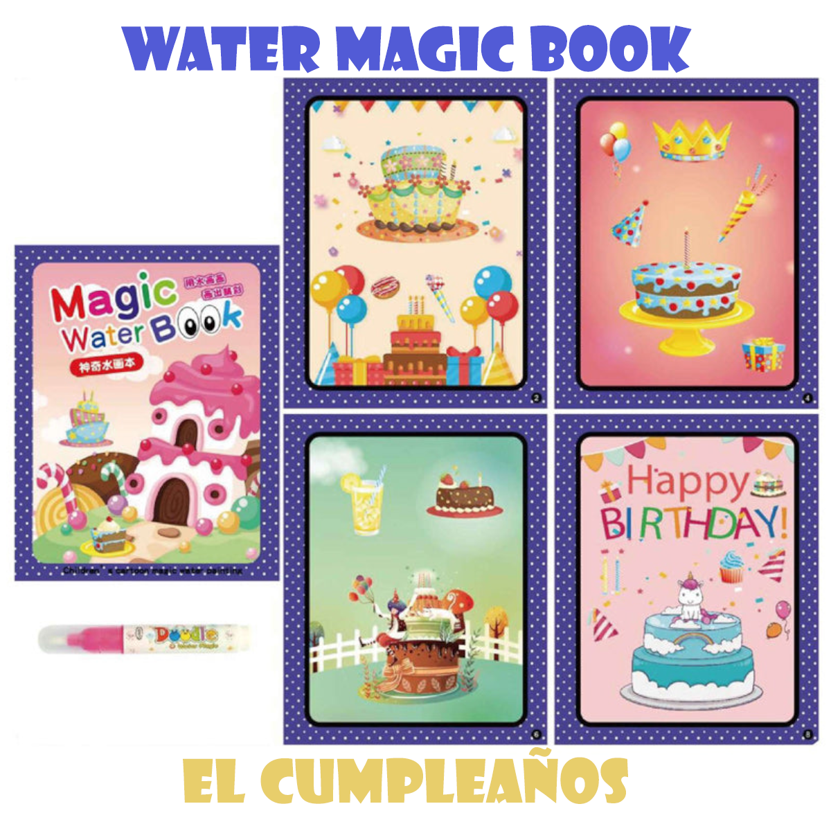 LIBRO MAGICO PARA NIÑOS - WATER MAGIC BOOK™