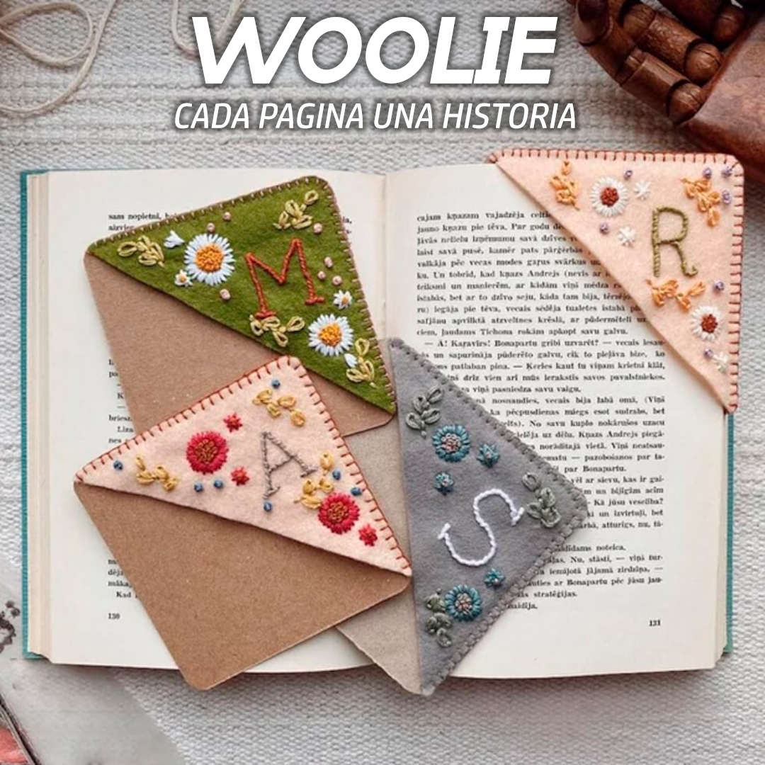 MARCADOR DE ESQUINA BORDADO PERSONALIZADO - Woolie™