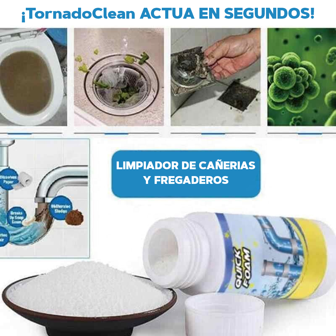 Limpiador y destapador de cañerias - TornadoClean™