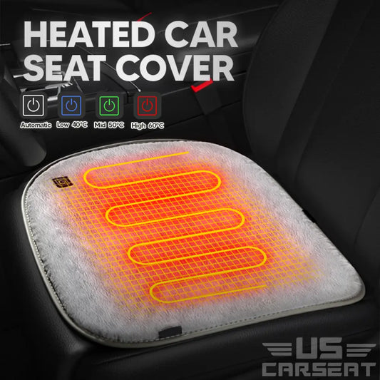 Alexcar Jaxer 5V USB Easy Controller Fast Heating Non-Slip Heated Winter Seat Cushion for Car