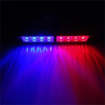 Baliza Parabrisa Led Estroboscopica Azul Rojo Bomberos 12v