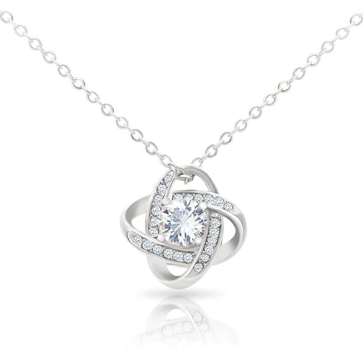 Esposo a Esposa - GRACIAS POR HACER MI VIDA TAN HERMOSA - Collar de Nudo de Amor