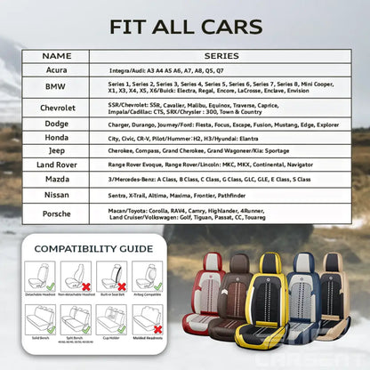 AU Nox 2022 Full Set Universal Breathable Waterproof Vehicle Leather Cover for Cars, SUV