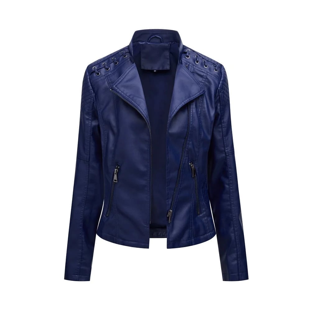 Chaqueta de cuero de mujer - JacketGure™