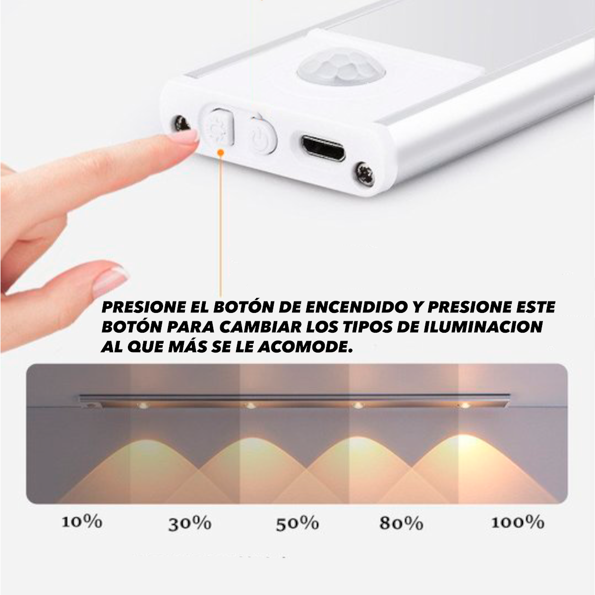 LUZ LED CON SENSOR PARA COCINA - BRIGHTER PLUS™