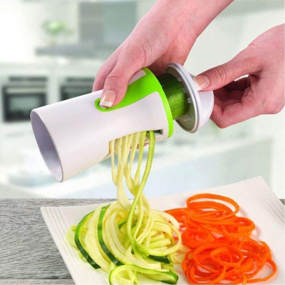 Cortador de verduras en espiral portátil