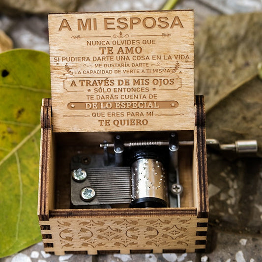 Cajita Musical Personalizada - A Mi Esposa