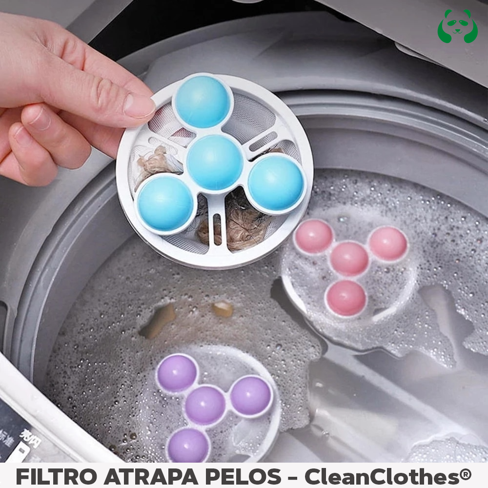 Filtro quita pelusas para lavadora - CleanClothes®