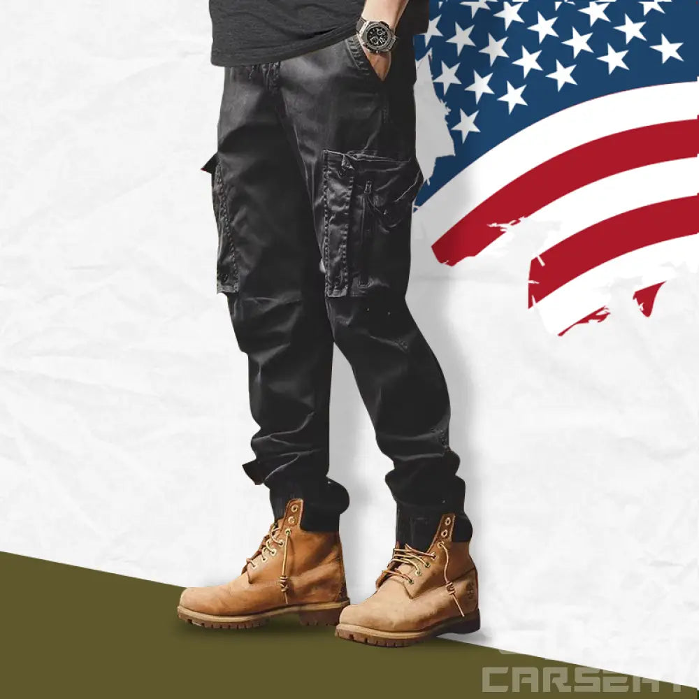 Flexible Comfortable Spacious Pocket Design Men Cargo Pants