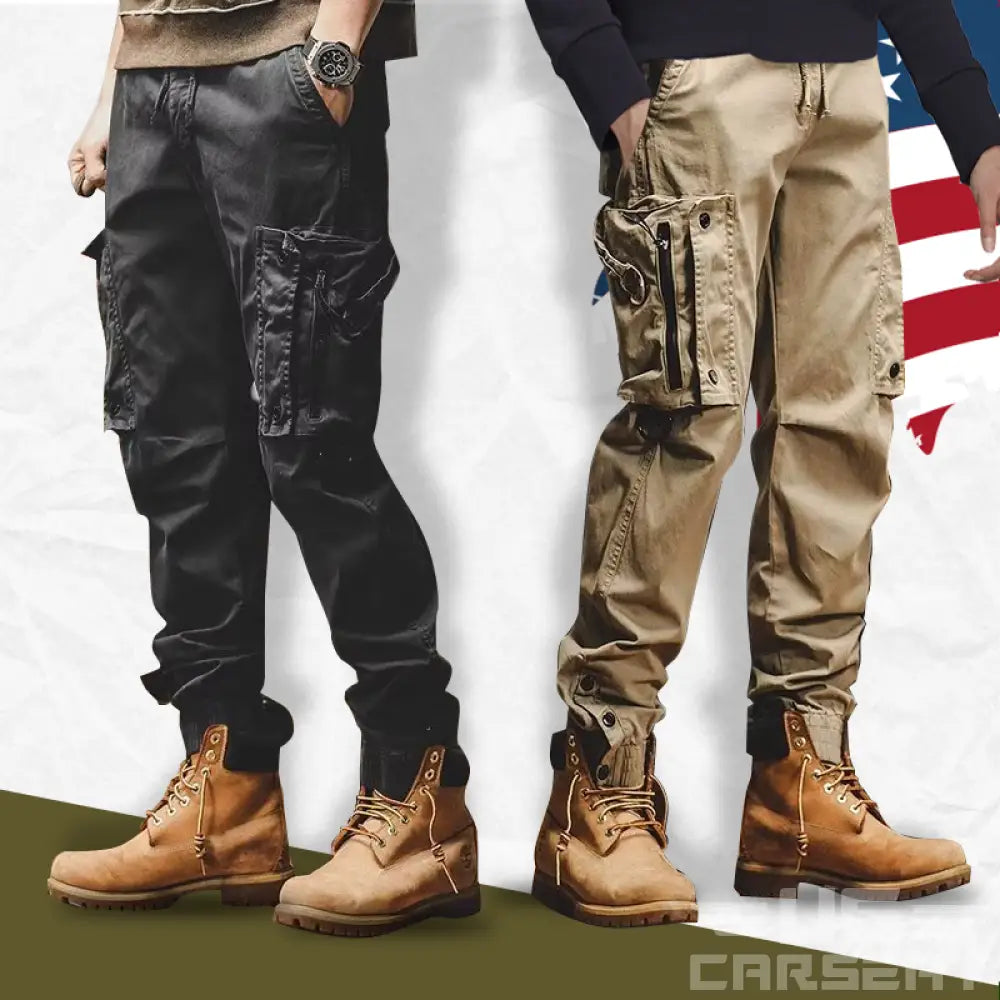 Flexible Comfortable Spacious Pocket Design Men Cargo Pants