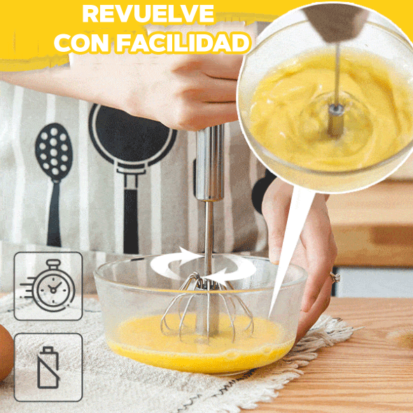 Batidor semiautomático de acero inoxidable - WHISK™