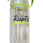Botella de agua con rociador