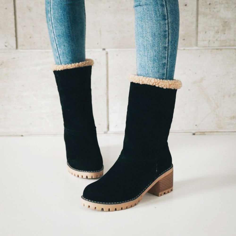 Botas Plegables con Forro de Piel - Emilia™