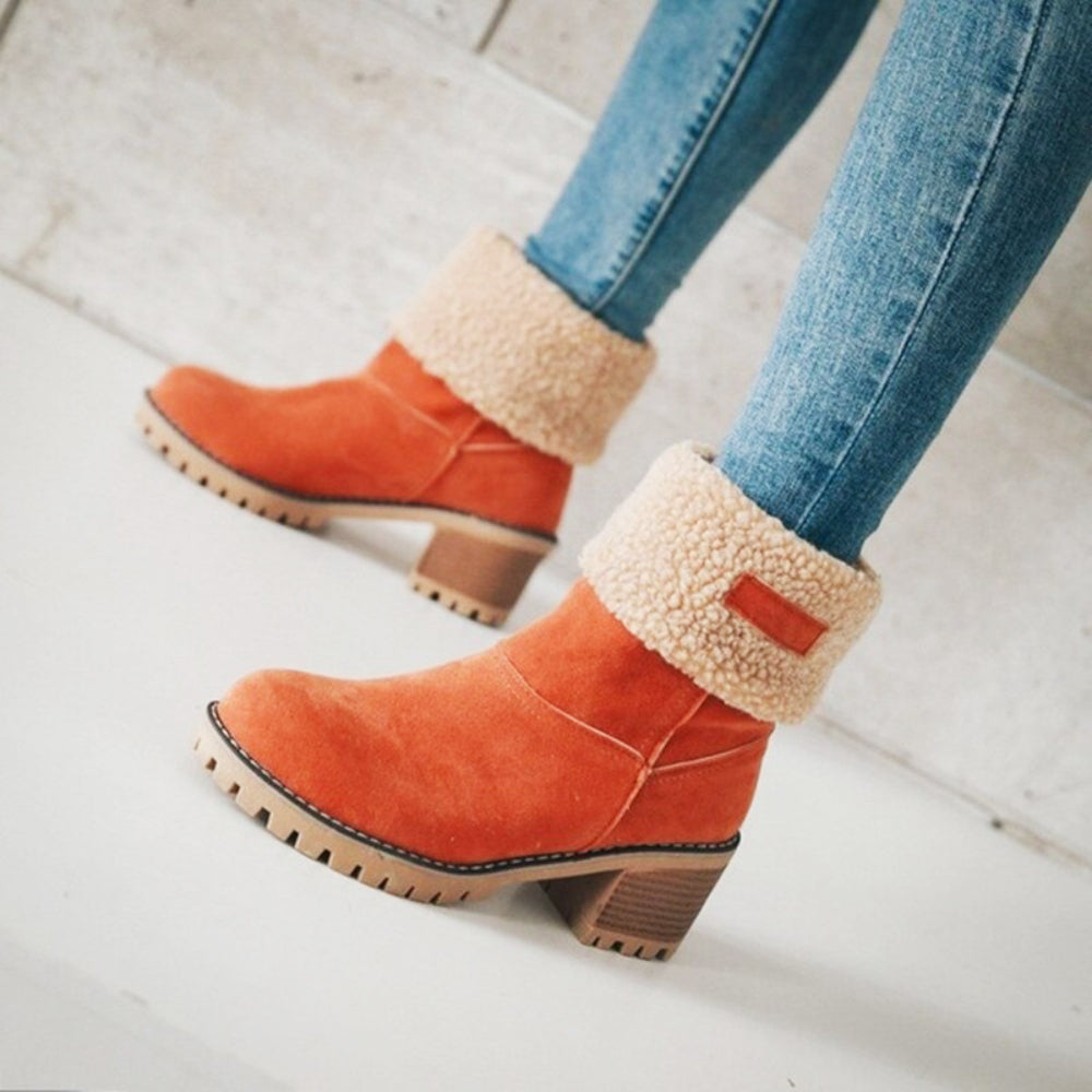 Botas Plegables con Forro de Piel - Emilia™