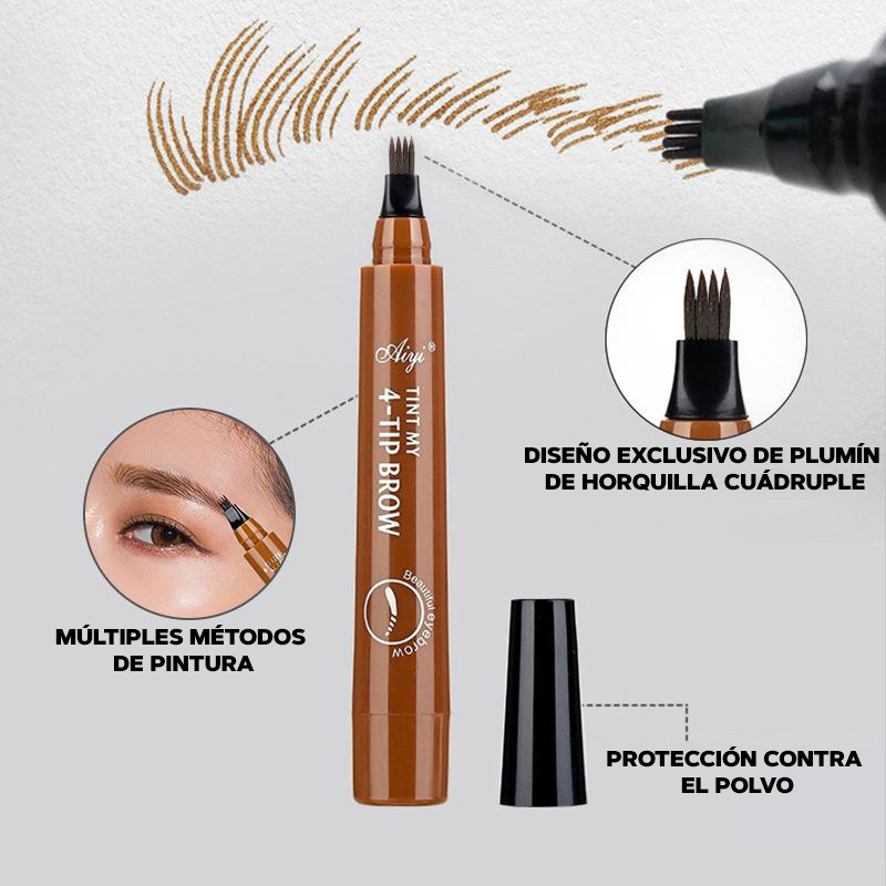 Lapiz para cejas de 4 puntas - EyeBrowPen™