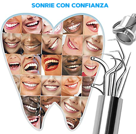 Juego de limpieza dental 7 piezas - DentalClean™