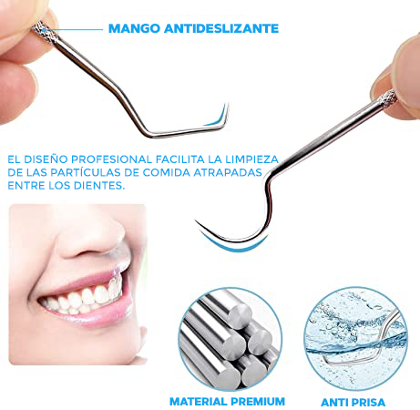 Juego de limpieza dental 7 piezas - DentalClean™
