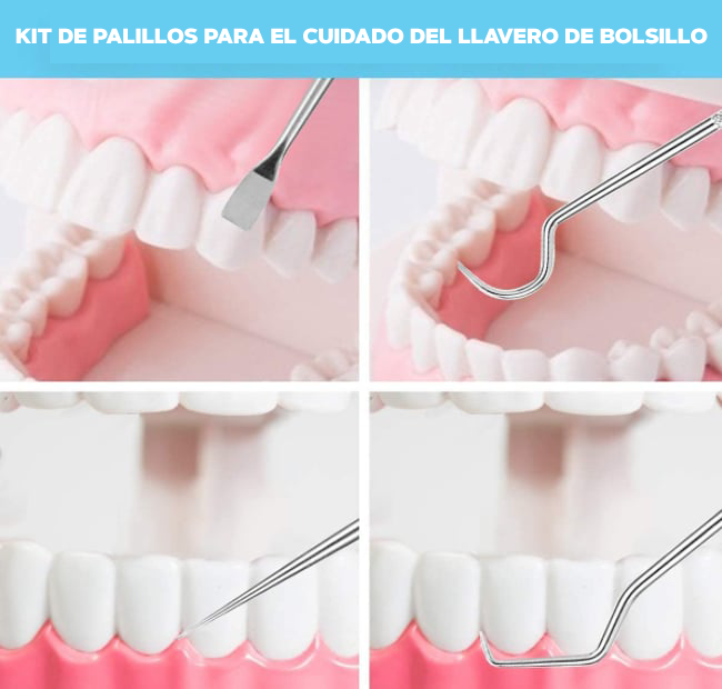 Juego de limpieza dental 7 piezas - DentalClean™