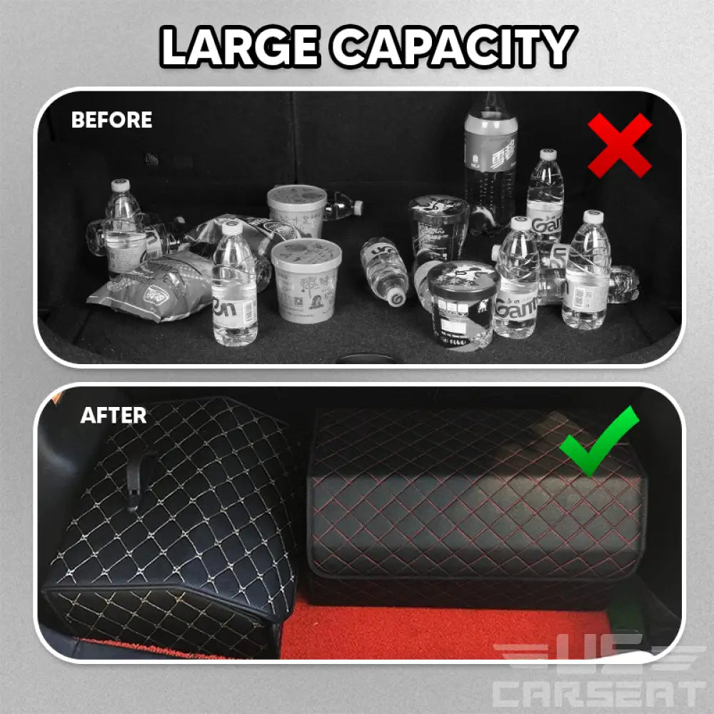 Jacky Multipurpose Collapsible Lid Portable  Car Trunk Storage Organizer