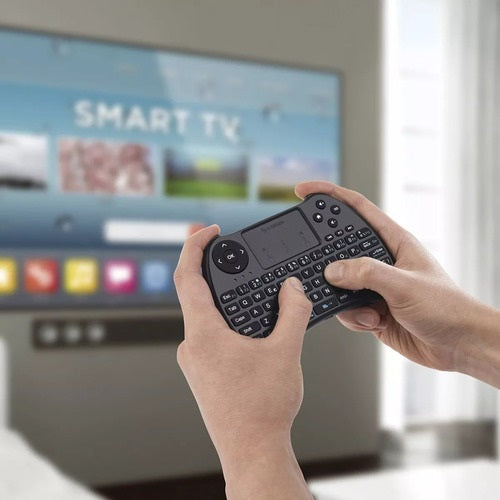 Mini Teclado Inalambrico Touchpad Smart Tv Retroiluminado