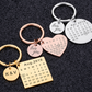 Llavero Personalizado Calendario Love U