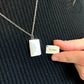 Collar con colgante de sobre - TE AMO