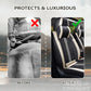 UK Zates Full Set Universal Waterproof Breathable Vehicle Leather Cover for Cars, SUV, Pick-up Truck