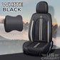 UK Zates Full Set Universal Waterproof Breathable Vehicle Leather Cover for Cars, SUV, Pick-up Truck