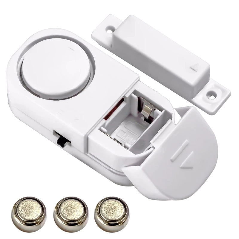 Pack 3 Alarma Para Puerta Ventana Con Sensor Magnético 90db